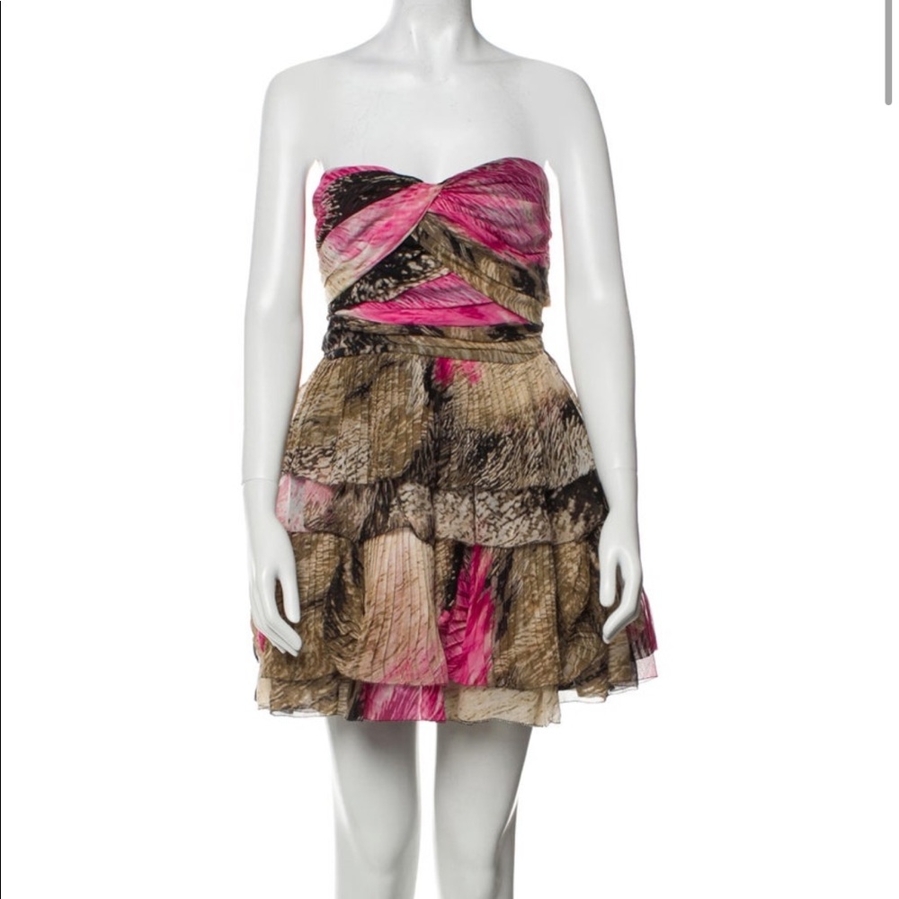 Strapless Silk Minidress, Diane Von Furstenberg